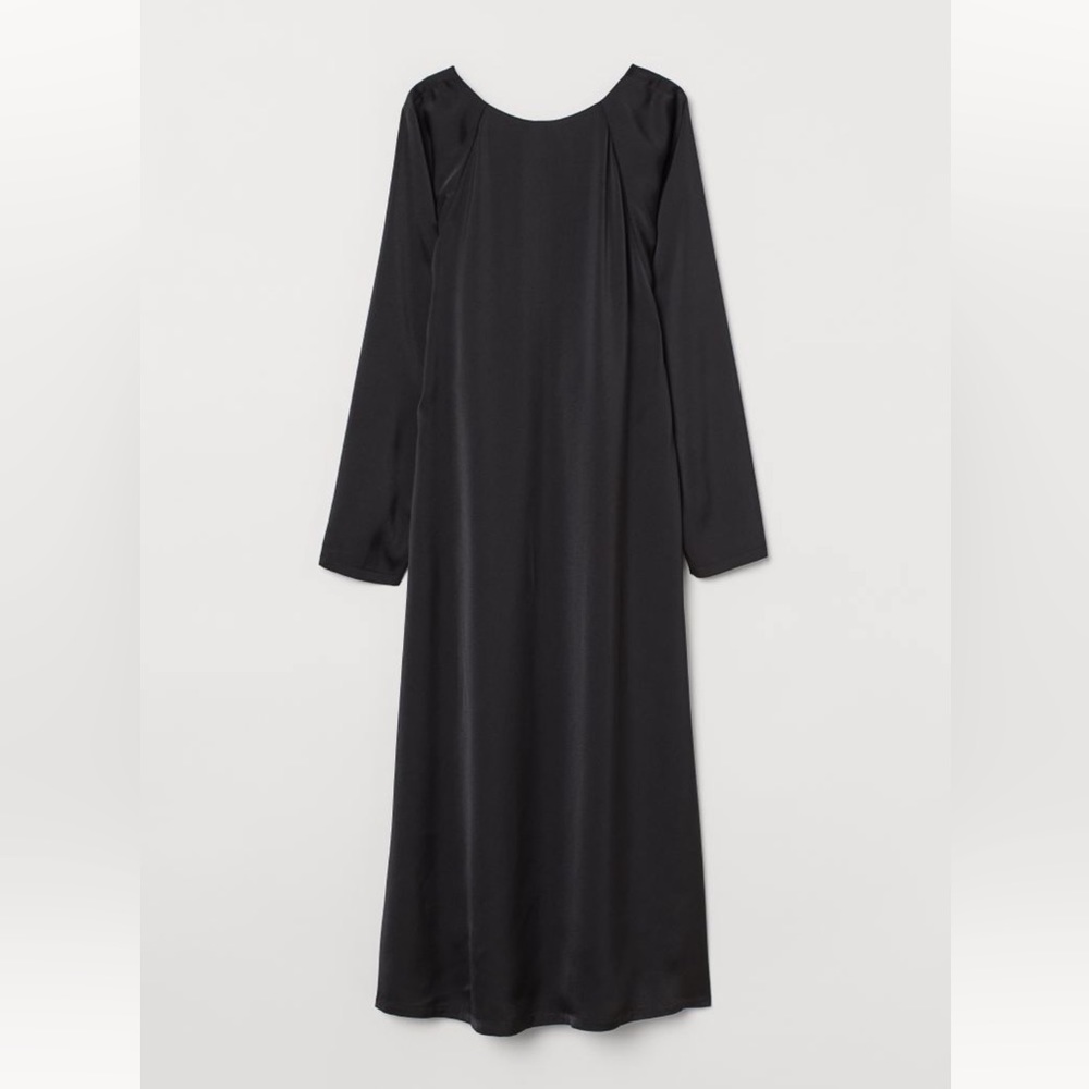H&M Black Midi Dress